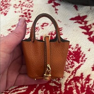 Mini Brown Leather Handbag